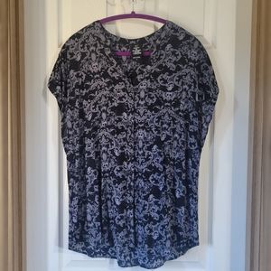 Nightmare Before Christmas Damask Blouse